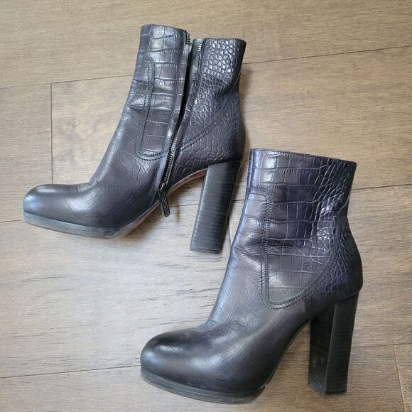 Santoni Leather boots 36 - Picture 6 of 9
